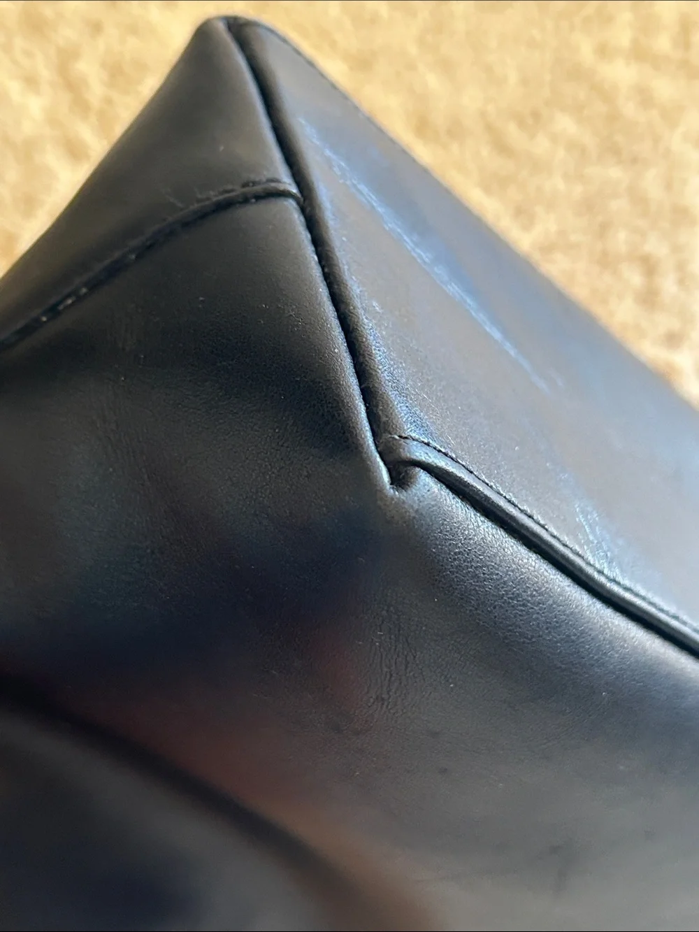 Gucci Bamboo Black Leather Shoulder Bag - Picture 6 of 12
